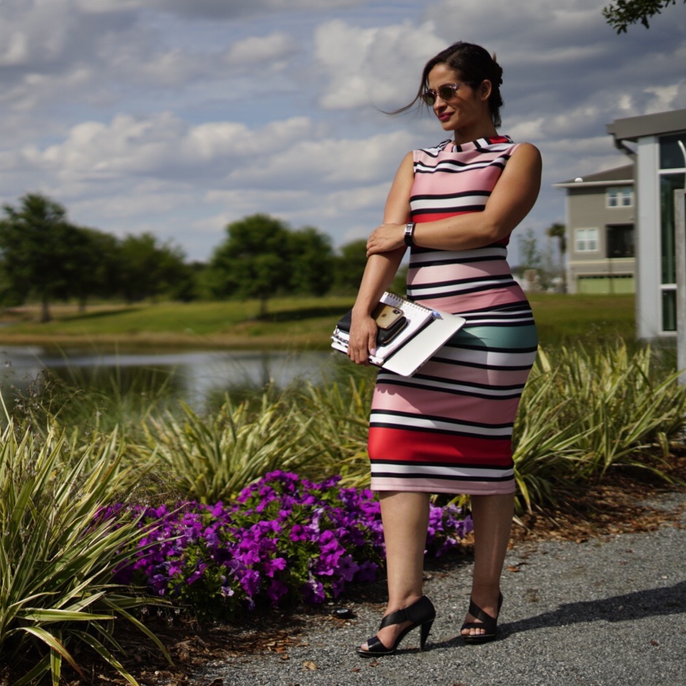 Career dress (slim fit)